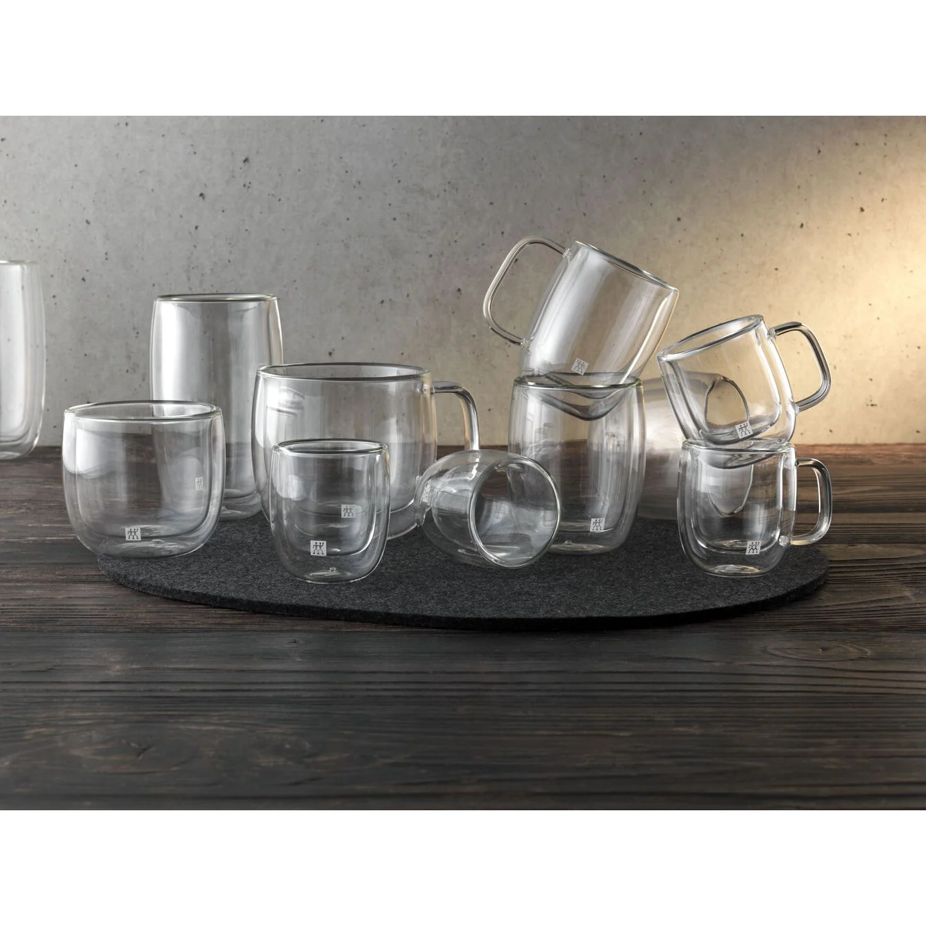 Termo čaše za espresso sa ručkicom SORRENTO 134 ml (set 2 komada)