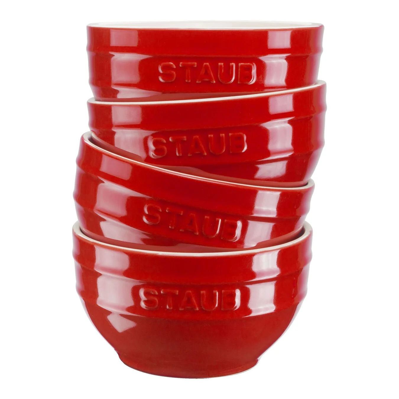 Keramičke zdjelice 14 cm set 4 dijela Cherry Red