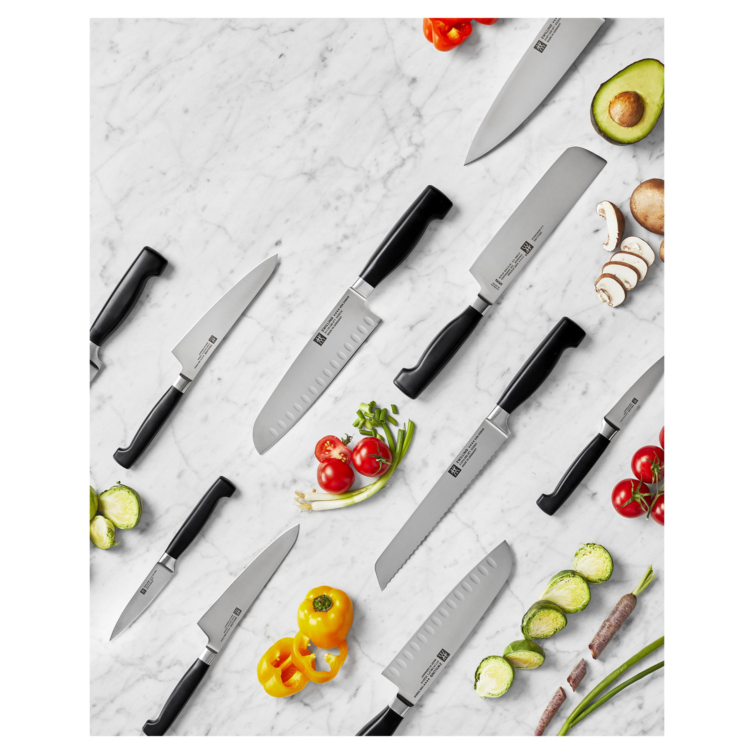 Nož santoku 18 cm VIER STERNE