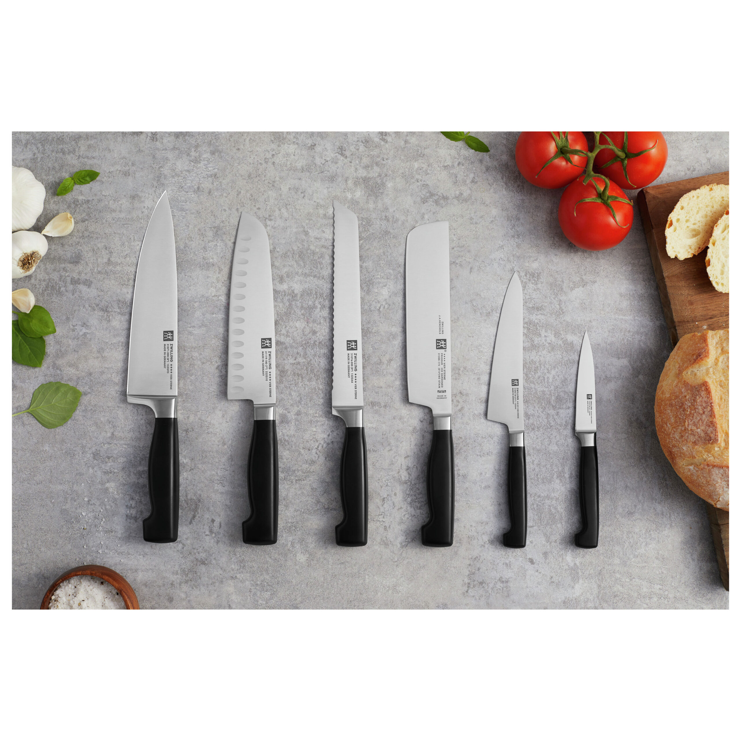 Nož santoku 18 cm VIER STERNE