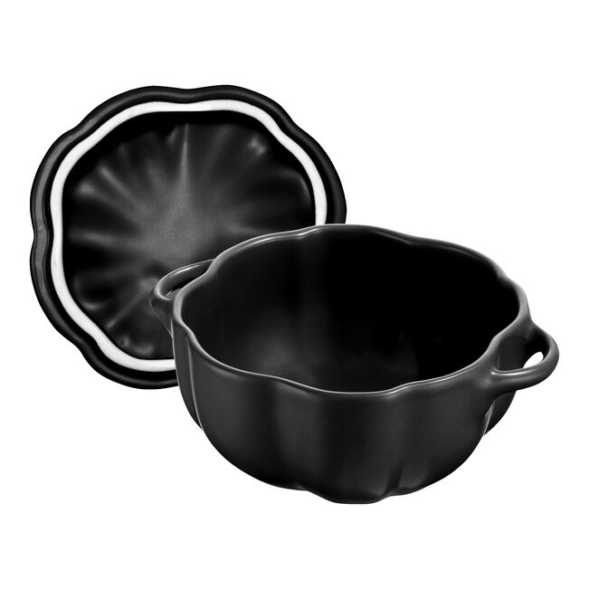 Keramička LA COCOTTE 15 cm tikva Black