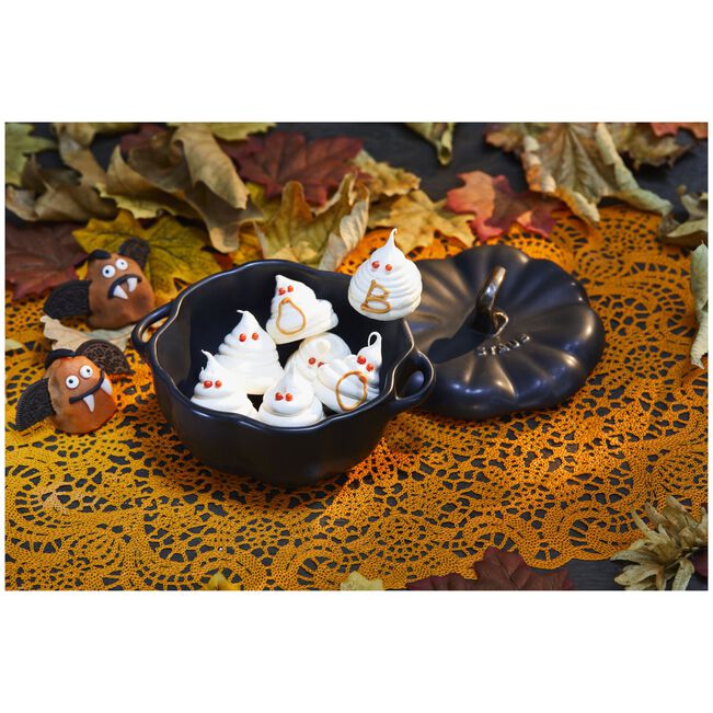 Keramička LA COCOTTE 15 cm tikva Black