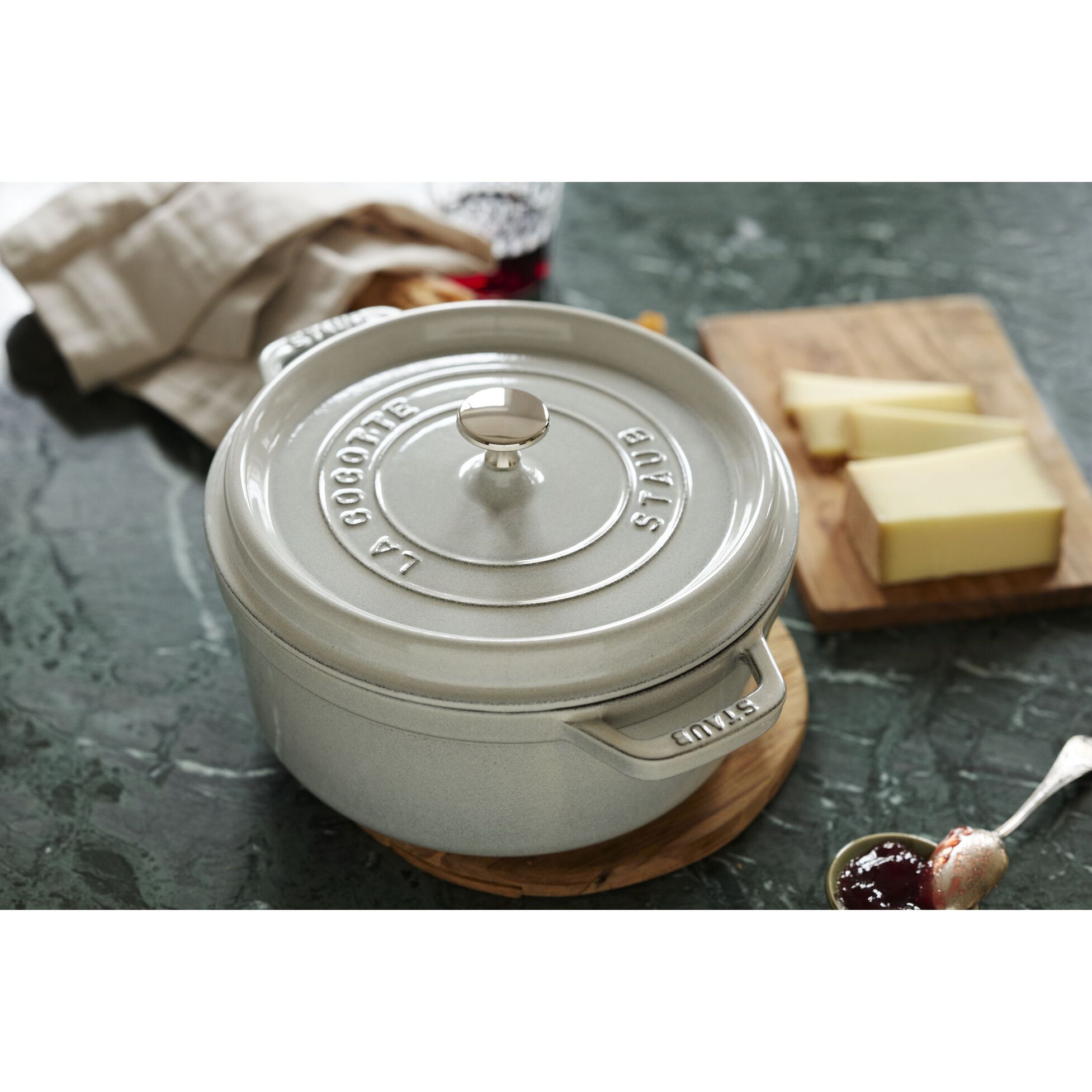 Gusana serpa LA COCOTTE 18 cm okrugla White Truffle