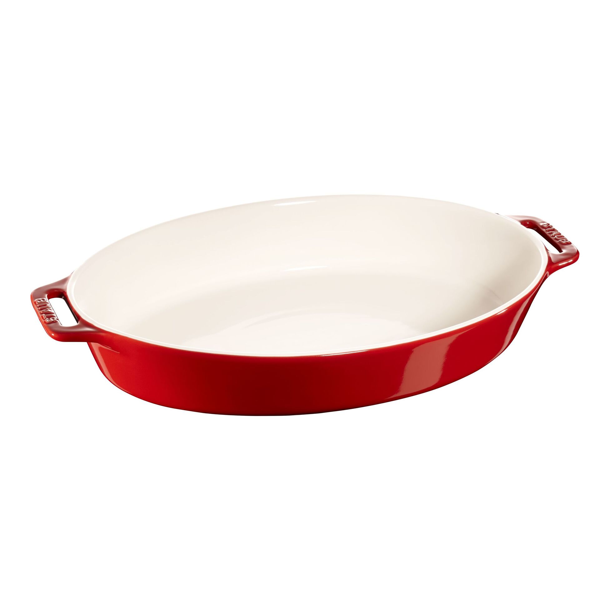 Keramički pekač 37 cm ovalni Cherry Red