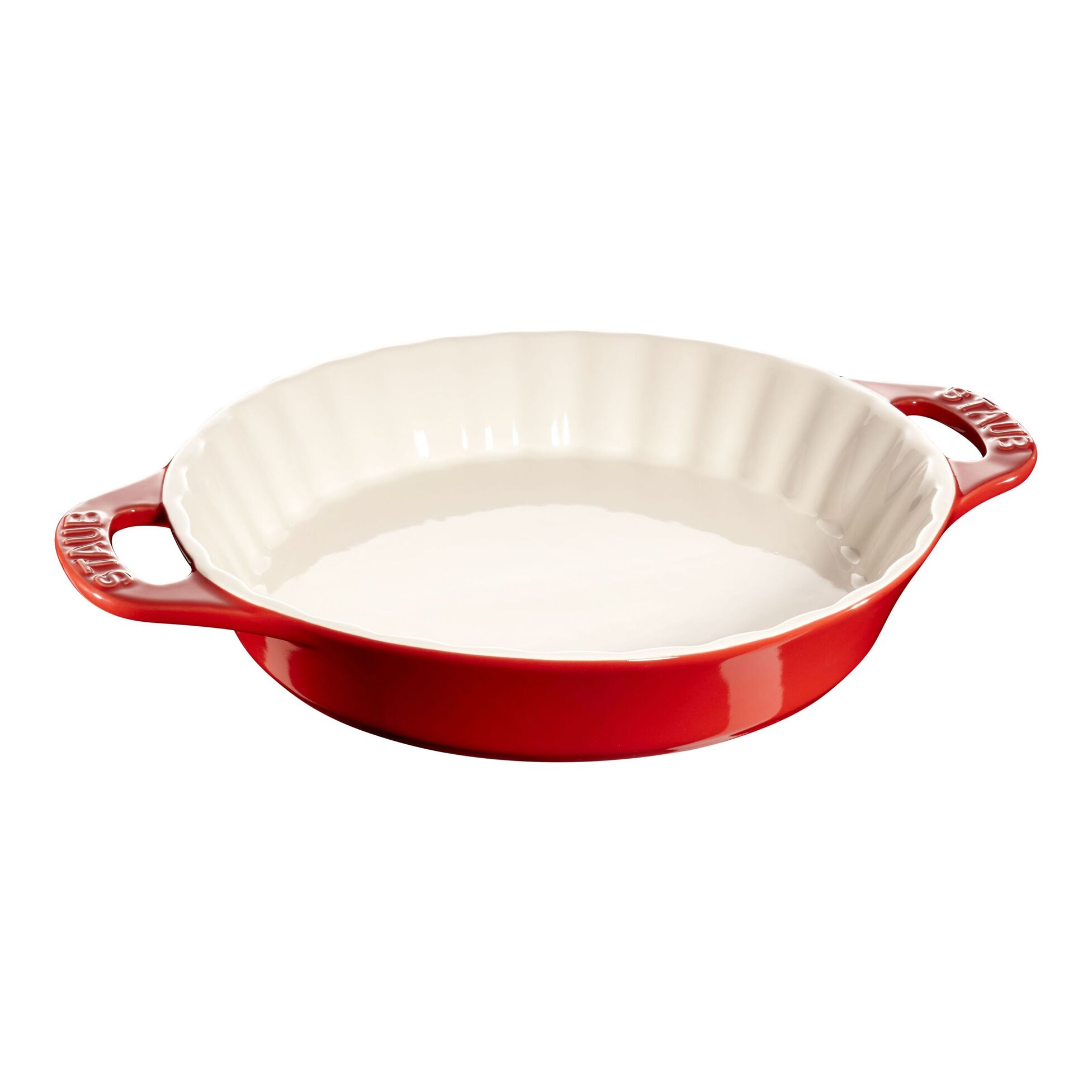 Keramički pekač 28 cm okrugli Cherry Red