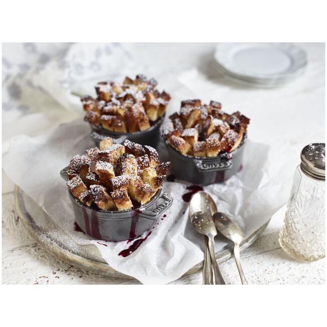 Gusana mini LA COCOTTE 10 cm okrugla Graphite Grey