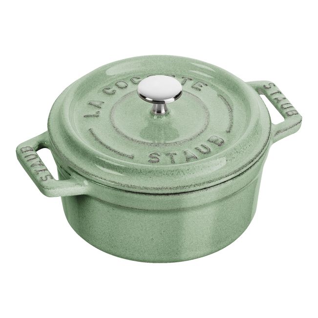 Gusana mini LA COCOTTE 10 cm okrugla Sage Green