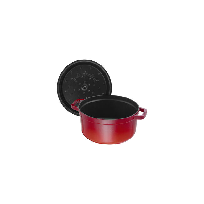 Gusana šerpa LA COCOTTE 30 cm okrugla Cherry Red