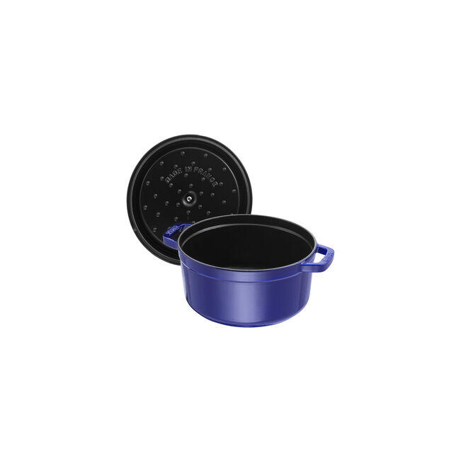 Gusana šerpa LA COCOTTE 30 cm okrugla Dark Blue