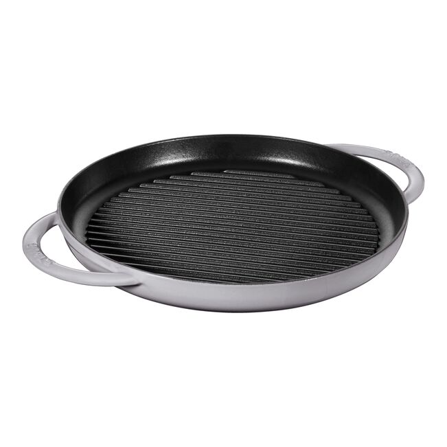 Gusana grill tava sa dvije ručke 30 cm okrugla Graphite Grey