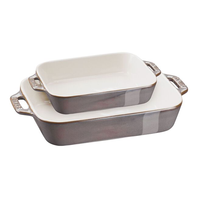 Keramički pekači set 2 dijela Antique Grey