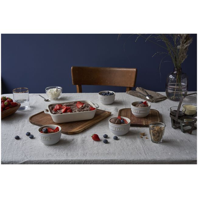 Keramički pekači set 3 dijela Ivory White