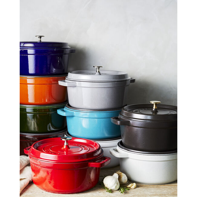 Gusana šerpa LA COCOTTE 30 cm okrugla Dark Blue