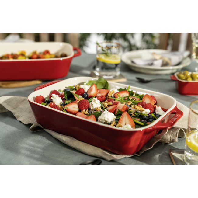 Keramički pekači set 3 dijela Cherry Red
