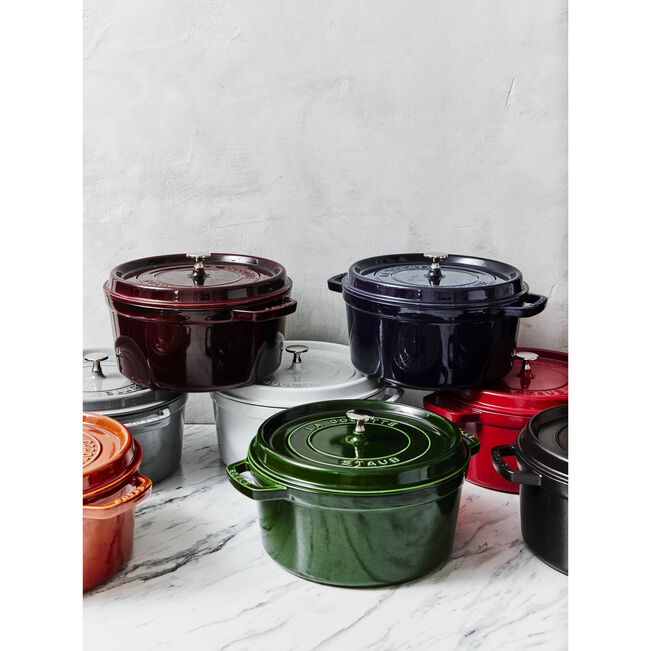 Gusana šerpa LA COCOTTE 30 cm okrugla Dark Blue