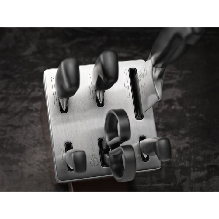 Samooštreći set blok noževa 7 dijelova VIER STERNE White