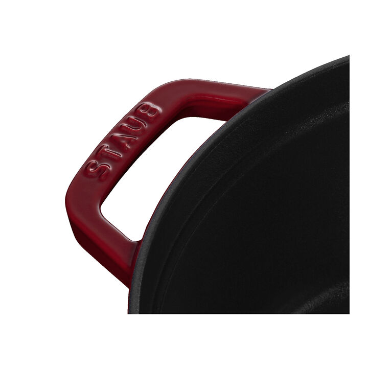 Gusana šerpa LA COCOTTE 26 cm okrugla Cranberry