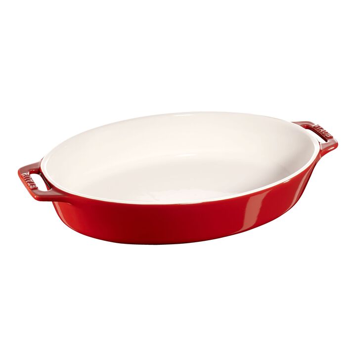 Keramički pekač 29 cm ovalni Cherry Red