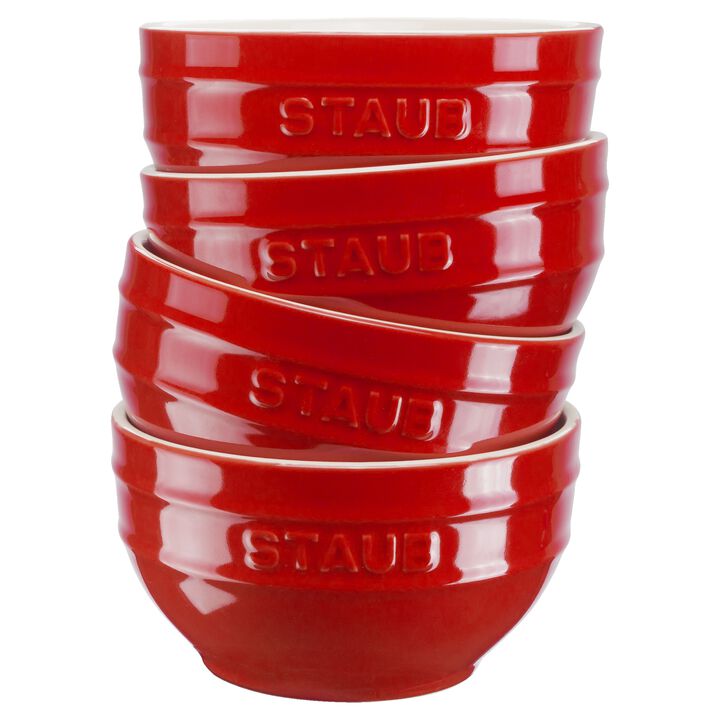 Keramičke zdjelice 12 cm set 4 dijela Cherry Red
