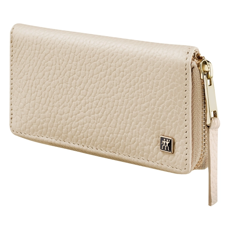 Manikir Premium set 5 dijelova, kožna futrola Beige