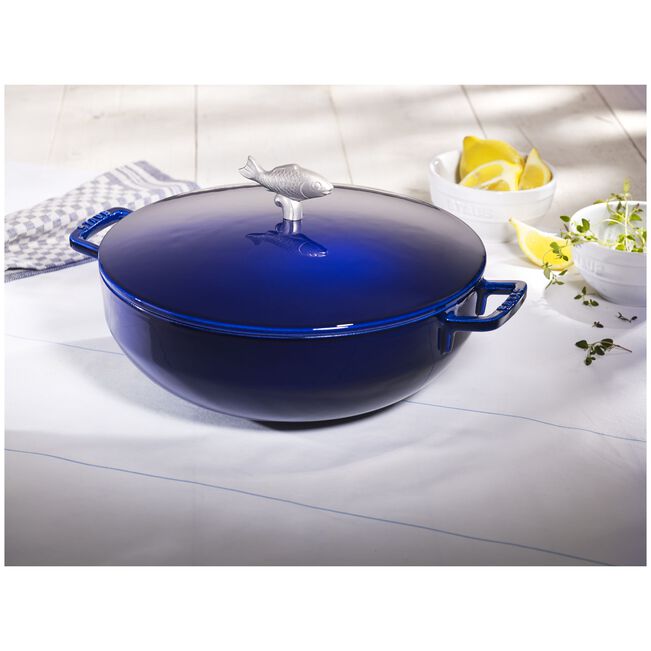 Gusana šerpa La Cocotte Riba 28 cm Dark Blue
