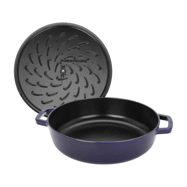 Gusana šerpa plitka 28 cm Dark Blue