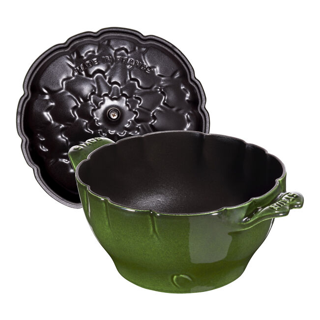 Gusana šerpa La Cocotte 22 cm artičoka Basil Green
