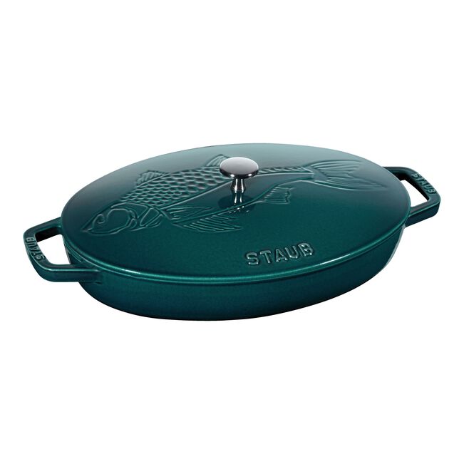 Gusani pekač sa poklopcem Riba 33 cm La Mer