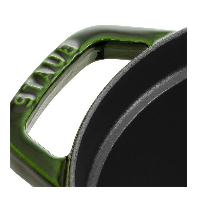 Gusana šerpa La Cocotte 33 cm ovalna Basil Green