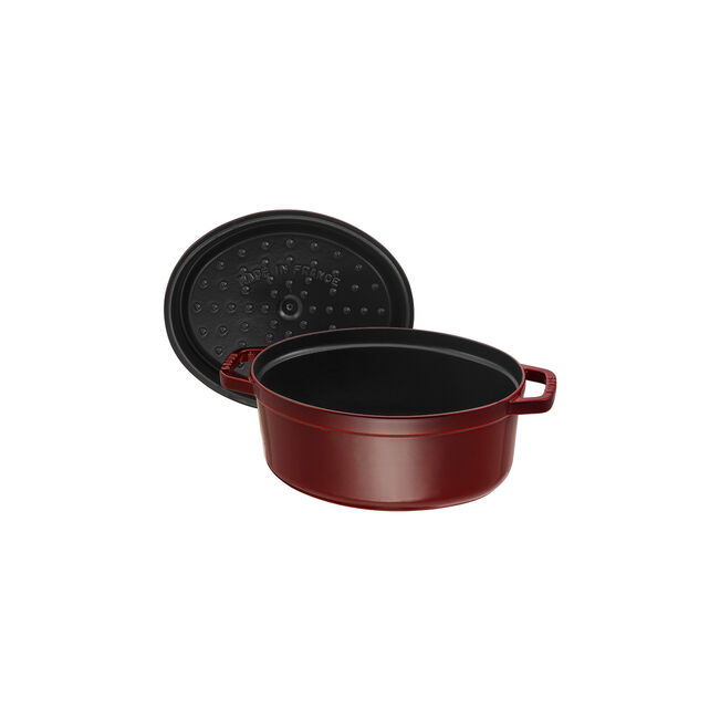 Gusana šerpa La Cocotte 33 cm ovalna Grenadine Red
