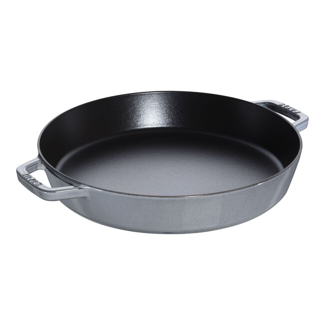 Gusana tava sa dvije ručke 34 cm okrugla Graphite Grey