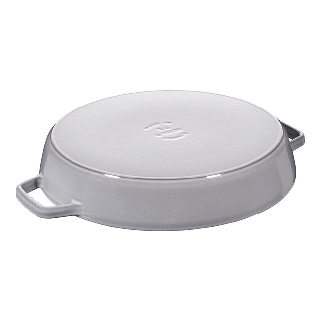Gusana tava sa dvije ručke 34 cm okrugla Graphite Grey