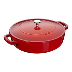 Gusana šerpa plitka 28 cm Cherry Red