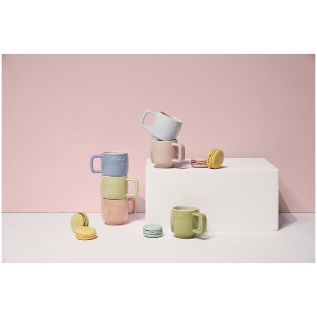 Keramičke šoljice 100 ml set 6 dijelova Macaron