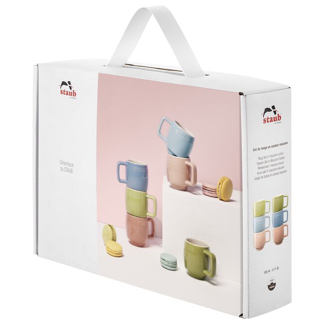 Keramičke šoljice 100 ml set 6 dijelova Macaron